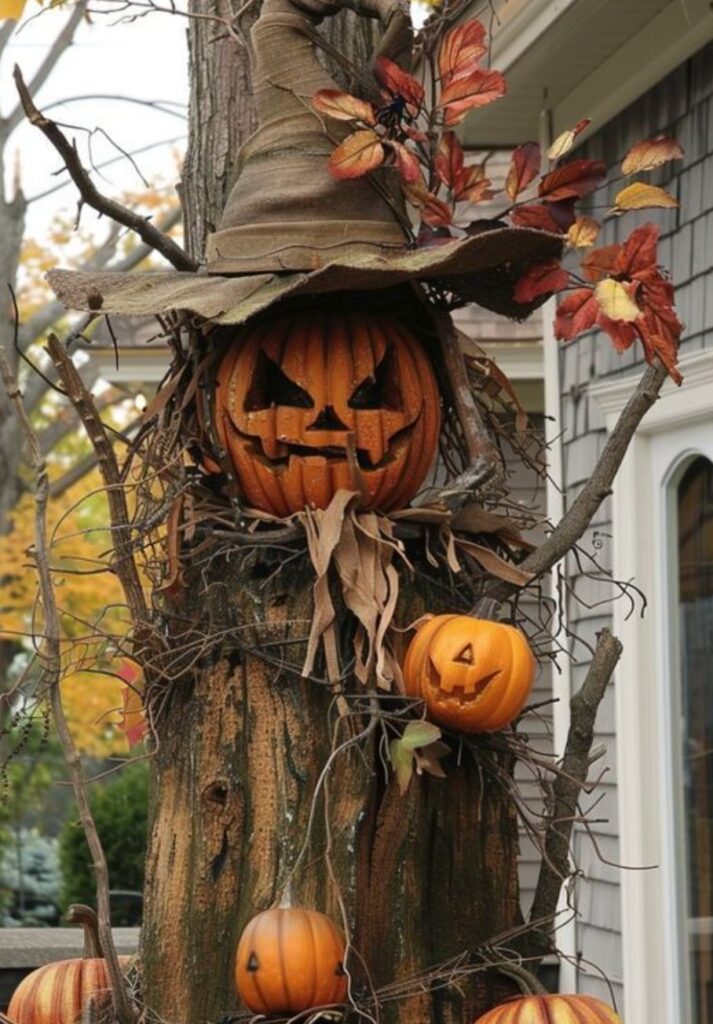 Halloween gardening idea