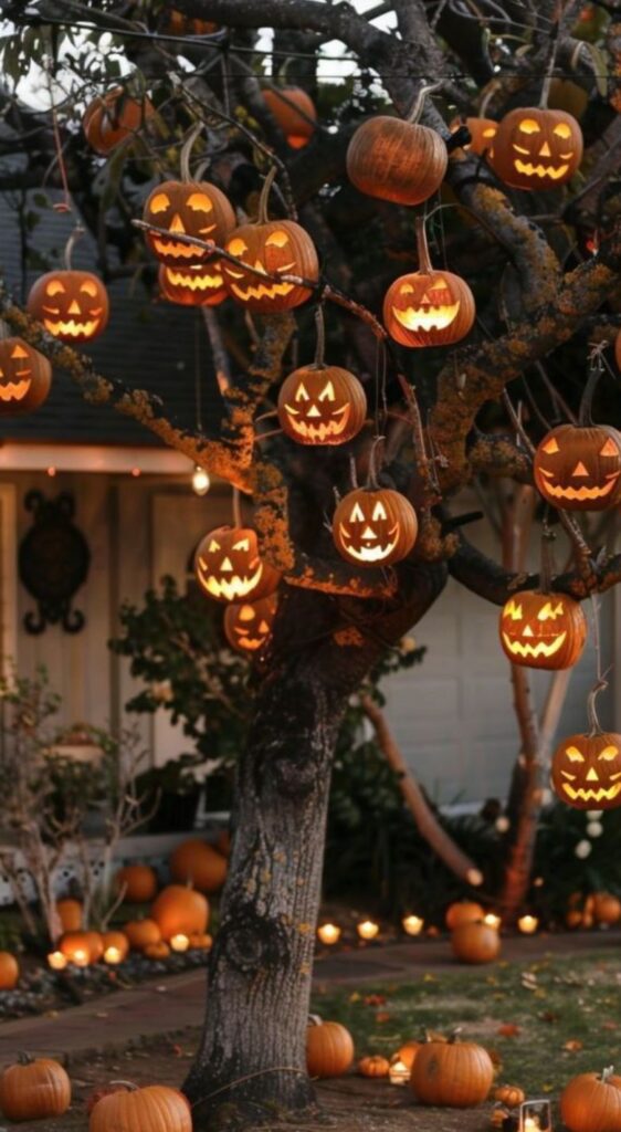 Halloween gardening idea 