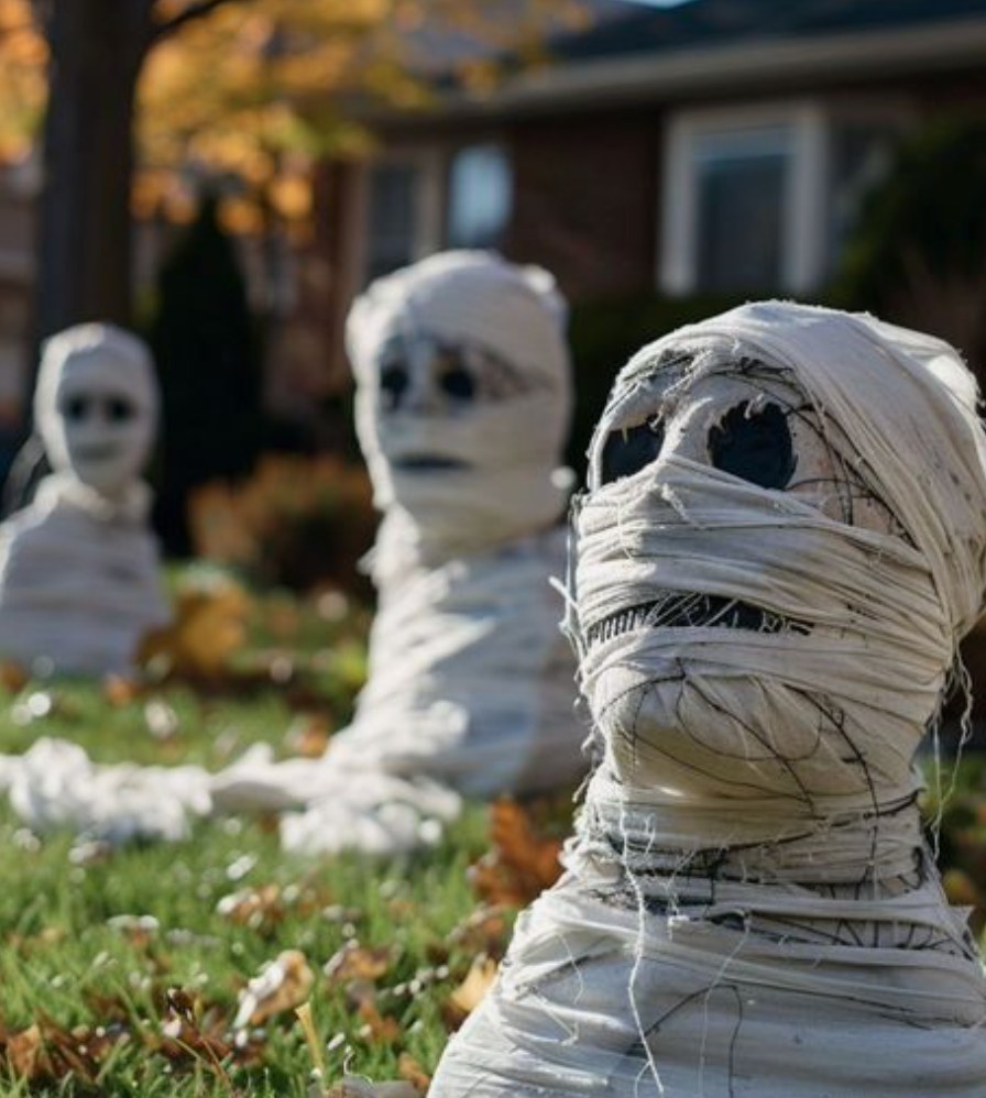 Halloween gardening idea 