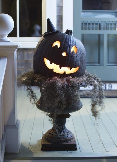 Halloween gardening idea 